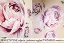 PIVONIE kvety PEONIE RUŽOVÁ Samolepky na stenu dekoračné nástenné 60x100 Dĺžka (cm) 100 cm