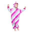 JEDNOROŽEC Galaxy Detské pyžamo Kigurumi Kombinéza 104 Veľkosť (new) 104 (99 - 104 cm)