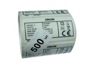 Самоклеящиеся наклейки из фольги, печать 50х20/500.