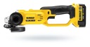 УГЛОВАЯ ШЛИФОВАЛЬНАЯ МАШИНА DEWALT XR 125MM 18V 4.0AH LI-ION, 2 АККУМУЛЯТОРА, T