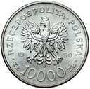 Poľsko - minca - 10000 zlatých 1990 - SOLIDARITA - 10 Rokov 1980-1990 - UNC Druh Zloté mince