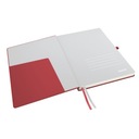 Notatnik LEITZ Complete A4 80k czerwony w kratkę Waga produktu z opakowaniem jednostkowym 0.73 kg
