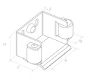 Držiak nájazdu pre posuvnú bránu 80x80 plot brány 60.019 Kód výrobcu 60.019 80x80