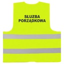 REFLEXNÁ VESTA BOZP VZOR PORIADKOVÁ SLUŽBA L