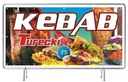 Pevný banner REKLAMA 2,5x1,25m - Kebab, Kebap Hmotnosť (s balením) 1 kg