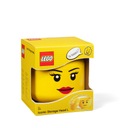 LEGO Storage Dievčenská hlava L 40321725 Dominujúca farba odtiene zlatej a žltej