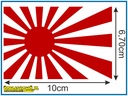 JAPAN RISING SUN JDM NAKLEJKA FLAGA ODBLASKOWA Producent Odblaskowo