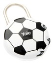 Visiaci zámok hračka na šifru Yale Y-FOOTBALL tvar futbal Typ visiaceho zámku Visiaci zámok