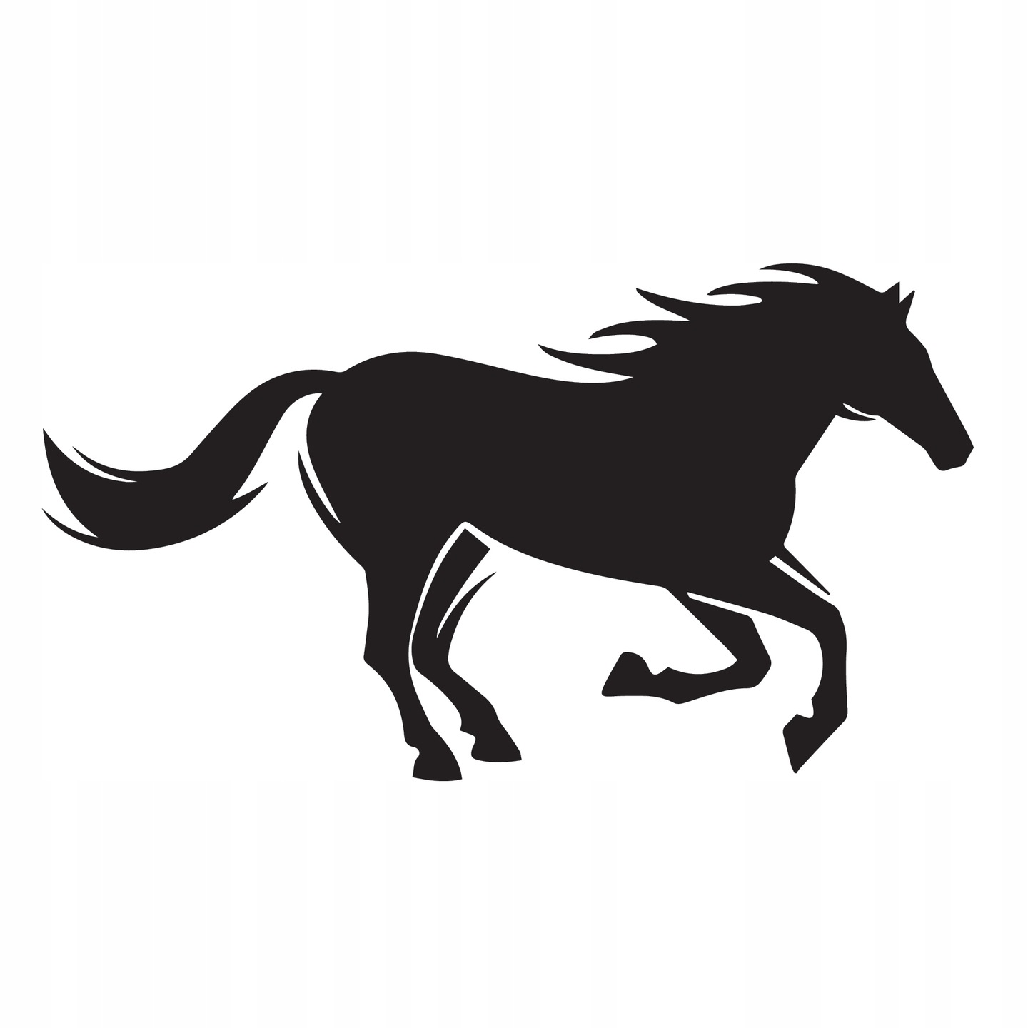 Naklejka KOŃ NA SAMOCHÓD konie HOBBY jeździectwo