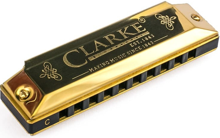 Clarke Harmonica C Gold Harmonijka ustna bluesowa