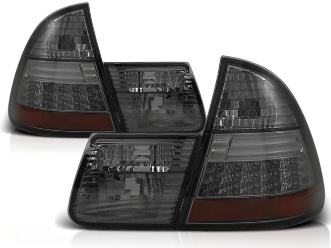 Lampy tył BMW E46 Touring Kombi Black LED diodowe