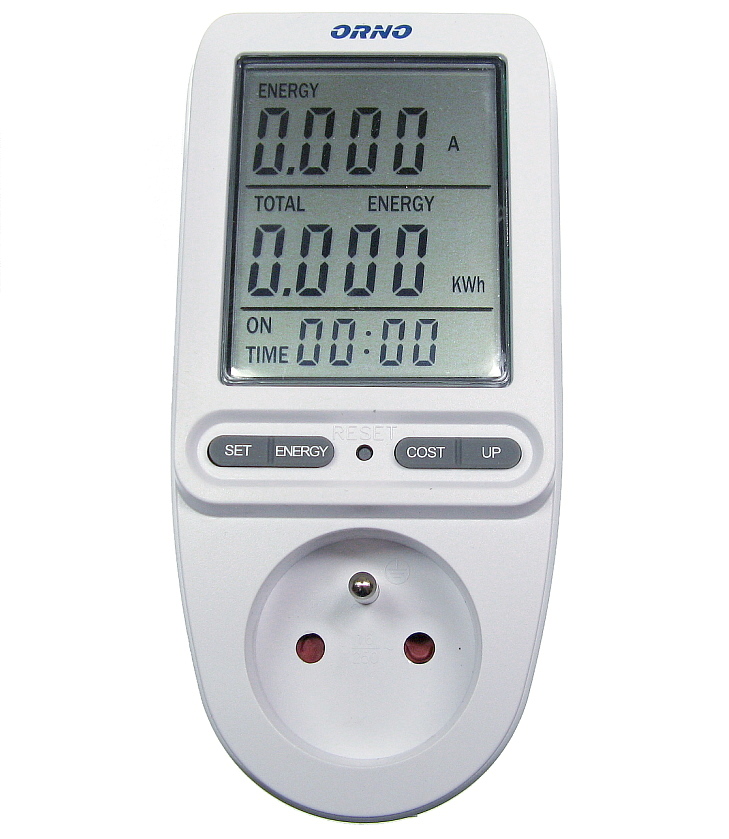 Domowy Licznik Energii Elektrycznej Wskazał Po Upływie Doby Wzrost WATOMIERZ LICZNIK POBORU PRĄDU ENERGII MIERNIK ORN 7430893104 - Allegro.pl