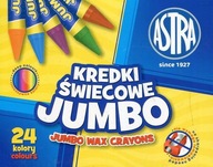 ASTRA - ASTRA Voskové farbičky Jumbo 24ks, 316118006