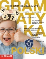 Język polski gramatyka 28 kart edukacyjnych Anna Derleta, Marta Wróblewska