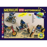 Merkur Stavebnica 018 Motocykle, 174 dielov, 10 modelov