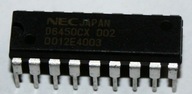 UPD6450CX002 CMOS s 12x24 znakovým displejom NA OBRAZOVKE