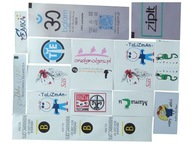 VISAČKY VŠETKY Oblečenie logo 2 FAREBNÁ 3x5cm-250s