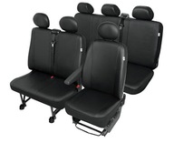 Чехлы eko кожа wodoodporne до opel vivaro renault trafic 6 места