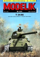 Modelik č. 3/01 Stredný tank T-34/85 1:25