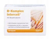 Intercell B-KOMPLEX Vitamín B1 B2 B3 B6 B12 B5 B7