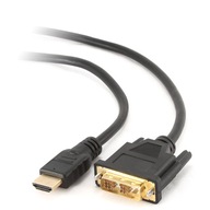 HDMI kábel - DVI 4,5M tuner monitor GOLD Gembird