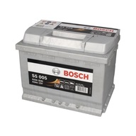 Аккумулятор bosch silver, серебро s5 12v 63ah 610a p+ - фото