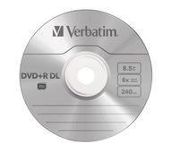 VERBATIM DVD+R DL 8,5GB 8x 1 sztuka najlepsze!