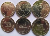 MACEDONIA zestaw 3 monet FAO