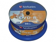 HIT DVD-R Verbatim Printable Nadruk 50szt Szczecin