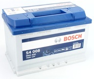 Аккумулятор bosch silver, серебро s4008 74ah 680a prawy+ - фото