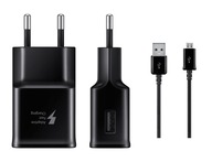 Nabíjačka sieťová Samsung microUSB typ B, USB na Samsung 2000 mA 5 V 012074 čierna