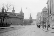 Obraz zdjęcie vintage na płótnie Barbakan Kraków