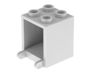 LEGO Szafka Mebel 4345 Skrzynka Otwierana szara