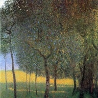 Obraz Fruit trees - Gustav Klimt 55x55