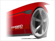 Наклейки peugeot 206 207 307 407 308 - 2 шт!