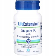 LIFE EXTENSION SUPER K, ADVANCED K2 COMPEX 90 CAPS