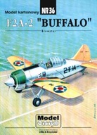 Model Card č. 36 Letadlo BREWSTER BUFFALO VF2A