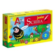 SCRIBA JUNIOR gra słowna dla dzieci polska wersja SCRABBLE układanie słów