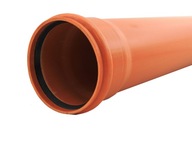 Vonkajšie PVC kanalizačné potrubie 110x3,2x1000 SN ML