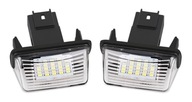 Lampki tablicy rejestracyjnej oświetlenie LED Citroen Peugeot