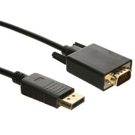 Kábel DisplayPort Pawonik JL-D1003 na VGA čierny 1,8 m