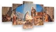 Obraz Triptych Náboženské Vianoce 5 dielov