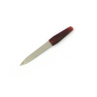 Pilník jantárový zafírový kovový pilník na nechty 9,5cm