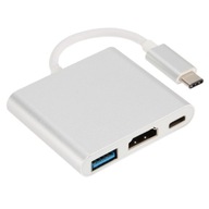 Adapter MacBook USB 3.1 typ C do HDMI USB 3.0 4K