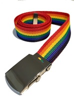 Remienok s kovovou LGBT prackou – 90 cm