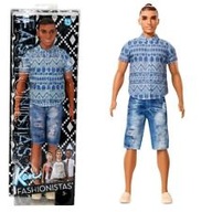 MATTEL BÁBIKA BARBIE ŠTÝLOVÝ KEN FASHIONISTAS FNJ38