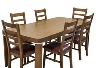 Sada nábytku: rozkladací stôl Borys +8x stolička