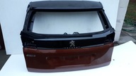 Peugeot 3008 ii 16- крышка багажника задний