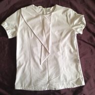 nová blúzka biela košeľa krátky rukáv 146cm