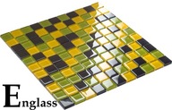 Sklenená mozaika mix žlto-zelená MORA ENGLASS